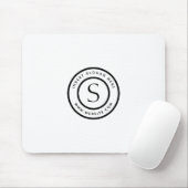 Logo Beruflich Schlicht einfach, modern Mousepad (Mit Mouse)
