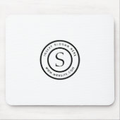 Logo Beruflich Schlicht einfach, modern Mousepad (Vorne)