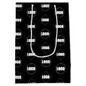 Logo | Berufliche Werbeaktion für das Branding von Mittlere Geschenktüte (Rückseite)