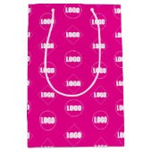 Logo | Berufliche Werbeaktion für das Branding von Mittlere Geschenktüte (Vorderseite)