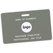 Logo-Beruflicher Firmenname Grüne Bezeichnung Ausweis