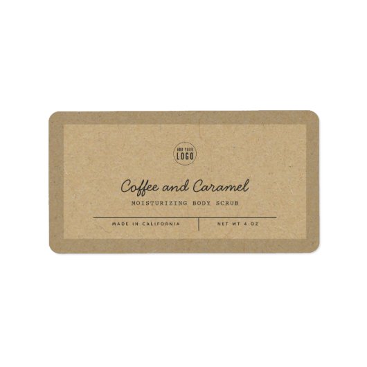 Logo-Beschriftung für graue Schriftzeichen hinzufü Adressaufkleber (Vorne)