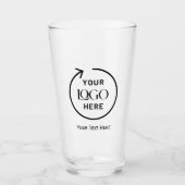 Logo-Bierglas für das benutzerdefinierte Geschäft Glas (Vorderseite)