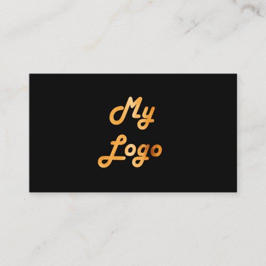 Logo-Bild schwarz Visitenkarte (Vorderseite)