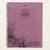 Logo Black Blush Pink Business 2026 Planner Planer (Vorderseite)
