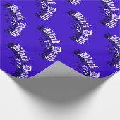 Logo "Black Death 777" Geschenkpapier (Ecke)