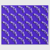 Logo "Black Death 777" Geschenkpapier (Flach)
