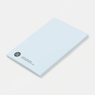Logo-Blau Custom Your Company Post-it Klebezettel