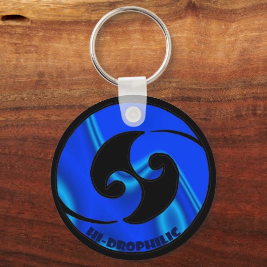 Logo-BLAU Schlüsselanhänger (Vorderseite)