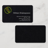 Logo-Bleistift Tech-Bildung Visitenkarte (Vorne/Hinten)