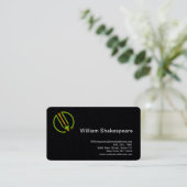 Logo-Bleistift Tech-Bildung Visitenkarte (Stehend Vorderseite)