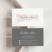 Logo "Blush and Grau" Visitenkarte