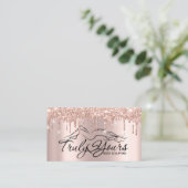 Logo Body Sclupting Rose Tropfen Terminkarte (Stehend Vorderseite)