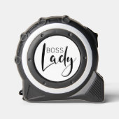 Logo "Boss Lady" - einzigartig Maßband (Vorderseite)