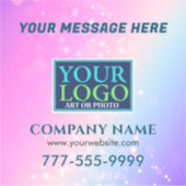 Logo, Botschaft, Geschäftswerbung, Design von Boke Aufkleber (Vorderseite)