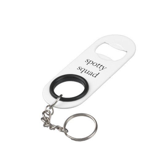 Logo Bottle Opener Mini Flaschenöffner (Rückseite Schrägansicht)