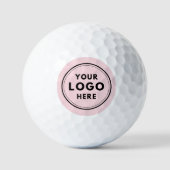 Logo-Branding für das benutzerdefinierte Blush-Pin Golfball (Vorderseite)