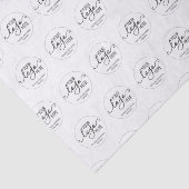 Logo-Branding für Privatkunden-Unternehmen Seidenpapier (Ausschnitt)