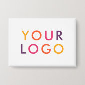 Logo-Branding für Unternehmen Button (Vorderseite)