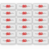 Logo-Branding für Werbefilm "Halloween Gloss Packa Aufkleber (Vorderseite)