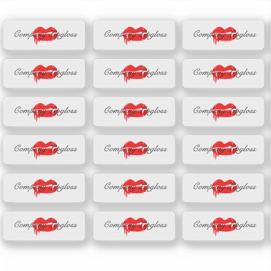 Logo-Branding für Werbefilm "Halloween Gloss Packa Aufkleber (Vorderseite)