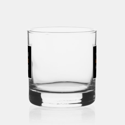 Logo-Branding-Trinkbehälter Whiskyglas (Links)
