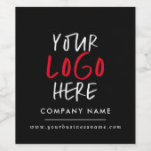 Logo-Branding Weinetikett (Einzelnes Label)
