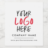 Logo-Branding Weinetikett (Einzelnes Label)