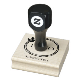 Logo-Briefmarke Gummistempel