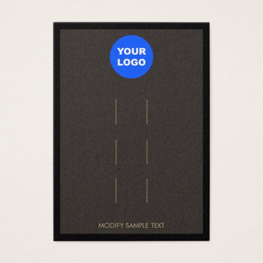 Logo-Brown-3-Haarschnitt-Display hinzufügen (Vorderseite)