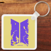 Logo BTSARMY Schlüsselanhänger (Rückseite)