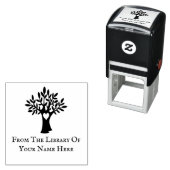 Logo-Buchungsplatte Custom Library Book Briefmarke Permastempel (Beispiel)