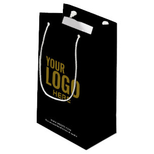Logo-Bulle für die Black Custom Gift Bag Business  Kleine Geschenktüte