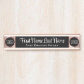 Logo-Bürotür Zeichen Name Plate Türschild (Vorderseite )