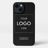 Logo Business Beruflich iPhone Case Hülle (Rückseite)