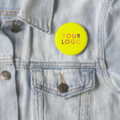 Logo Business Branding Lebhaftes Gelb Button (Beispiel)