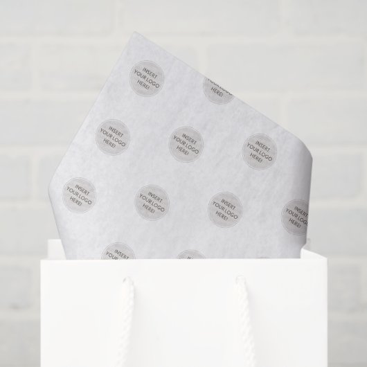 LOGO BUSINESS BRANDING modern, einfach beruflich Seidenpapier (Geschenktüte)