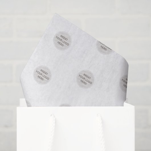 LOGO BUSINESS BRANDING modern simple large Seidenpapier (Geschenktüte)