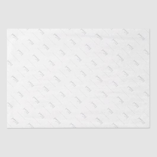 LOGO BUSINESS BRANDING Moderne, einfache Professio Seidenpapier (Vorderseite)