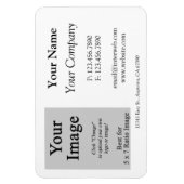 Logo Business Card Style Magazin Magnet (Vertikal)