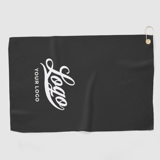 Logo-Business-Club für Unternehmen mit weißer Gren Golfhandtuch (Horizontal)