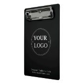 Logo Business Company Modernes Minimalistisch Mini Klemmbrett (Gewinkelt2)