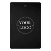 Logo Business Company Modernes Minimalistisch Mini Klemmbrett (Rückseite)