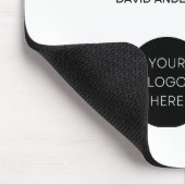 Logo Business Consultant Company Modernes Minimali Mousepad (Ecke)