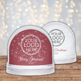 Logo Business Corporate Christmas Gift  Schneekugeln