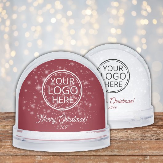 Logo Business Corporate Christmas Gift  Schneekugeln