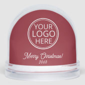 Logo Business Corporate Christmas Gift  Schneekugeln (Vorderseite)