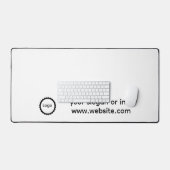 Logo | Business Corporate Company Minimalist Gel  Schreibtischunterlage (Tastatur & Maus)