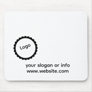 Logo   Business Corporate Unternehmen Minimalist G Mousepad