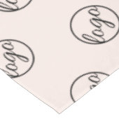 Logo-Business für die Sonderaktion "Blauer Rosa" Tischdecke (Schrägansicht)